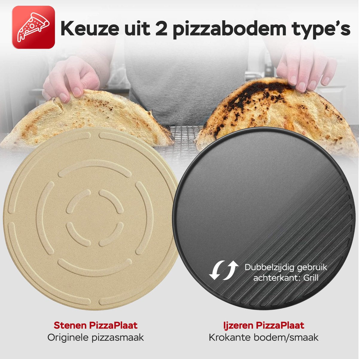 PO12 Elektrische Pizza Oven – Slimme Pizzaoven