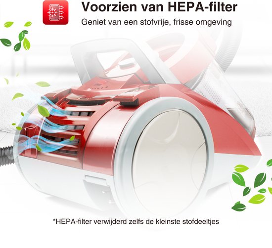CV04 Stofzuiger zonder zak - 4 liter