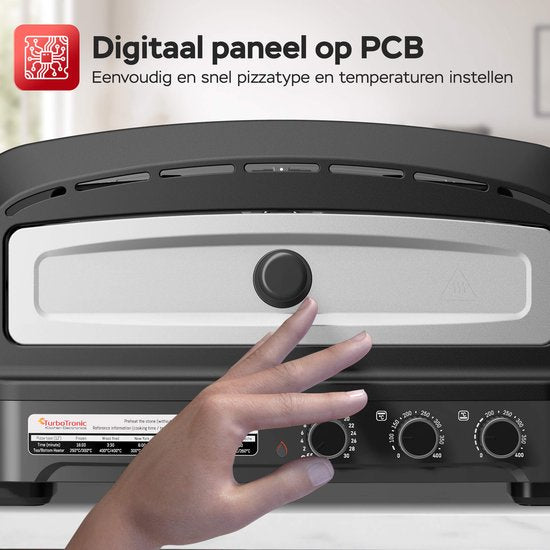 PO13 Elektrische Pizza Oven – Slimme Pizzaoven