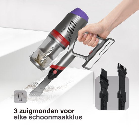 C27 Steelstofzuiger 2-in-1 Draadloos