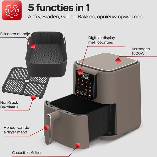 AF-250 Airfryer - 6L