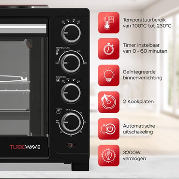 EV35TS Vrijstaande oven 35L