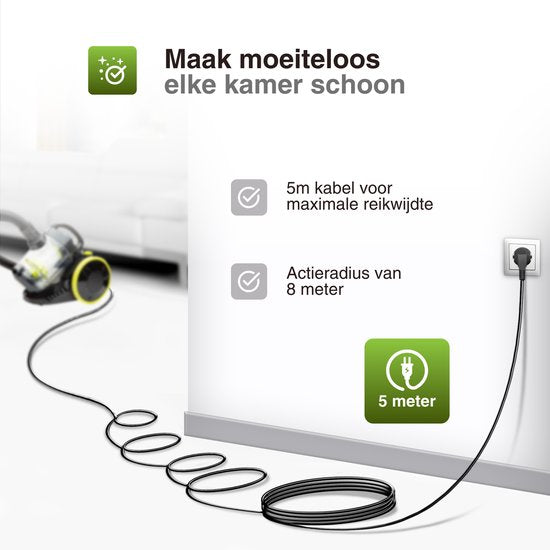 CV07 Stofzuiger zonder zak