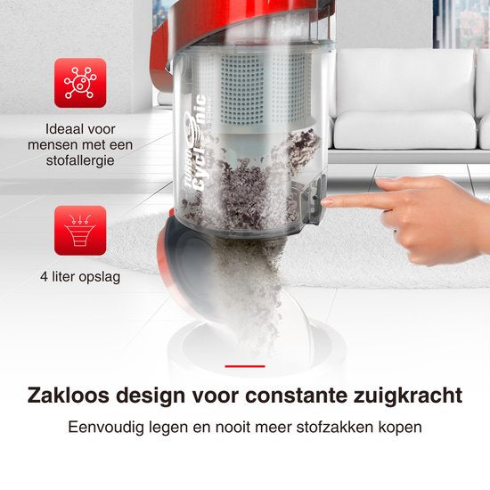 CV04 Stofzuiger zonder zak - 4 liter