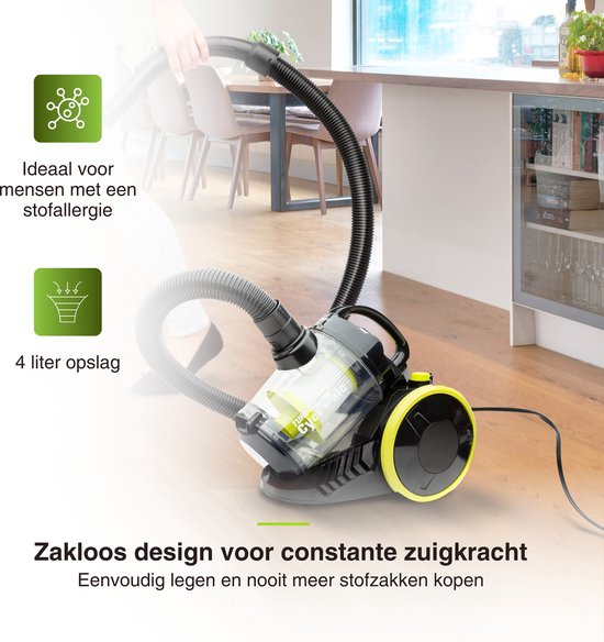 CV07 Stofzuiger zonder zak