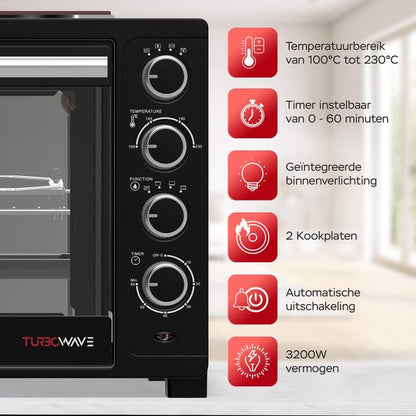 EV35TS Vrijstaande oven 35L