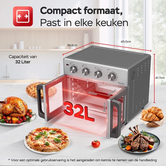 AF32MFD Airfryer XXL en Oven 1 - 32L