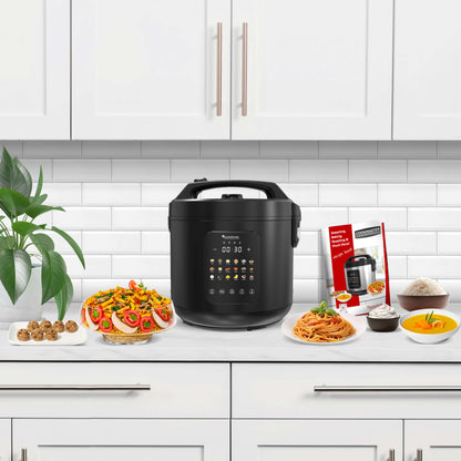 DMC18 Multicooker - Rijstkoker - Stoomkoker - RVS & Zwart